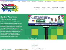 Tablet Screenshot of barnesadvertisingcorp.com
